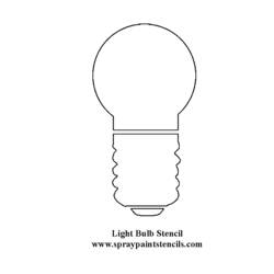 Página para colorir: Lâmpada elétrica (Objetos) #119511 - Páginas para Colorir Imprimíveis Gratuitamente