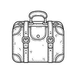 Desenhos para colorir: Mala - Páginas para Colorir Imprimíveis Gratuitamente
