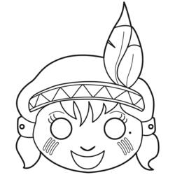 Página para colorir: Máscara (Objetos) #120489 - Páginas para Colorir Imprimíveis Gratuitamente