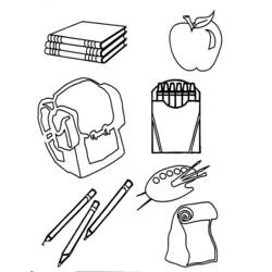 Página para colorir: Material Escolar (Objetos) #118265 - Páginas para Colorir Imprimíveis Gratuitamente