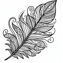 Desenhos para colorir: Pena - Páginas para Colorir Imprimíveis Gratuitamente