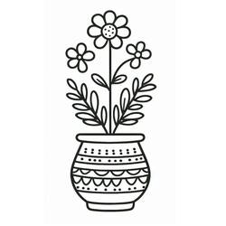 Desenho Vaso de Flores (Objetos) #221252 para imprimir e colorir