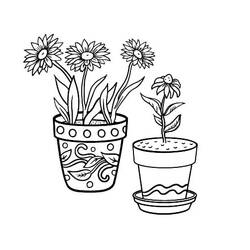 Desenho Vaso de Flores (Objetos) #221257 para imprimir e colorir