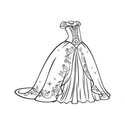 Desenhos para colorir: Vestido - Páginas para Colorir Imprimíveis Gratuitamente