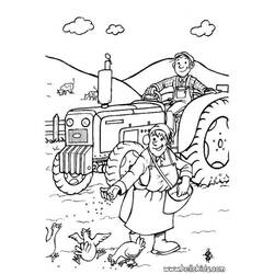 Página para colorir: Agricultor (Ofícios e Profissões) #96335 - Páginas para Colorir Imprimíveis Gratuitamente