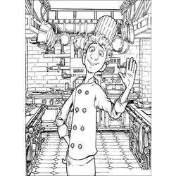 Página para colorir: Cozinhar / Cozinhar (Ofícios e Profissões) #91896 - Páginas para Colorir Imprimíveis Gratuitamente