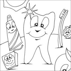 Página para colorir: Dentista (Ofícios e Profissões) #92813 - Páginas para Colorir Imprimíveis Gratuitamente