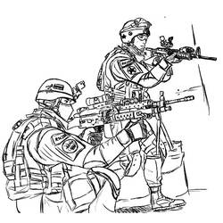 Desenhos para colorir: Militares - Páginas para Colorir Imprimíveis Gratuitamente