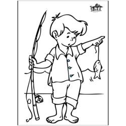 Página para colorir: Pescador (Ofícios e Profissões) #103954 - Páginas para Colorir Imprimíveis Gratuitamente
