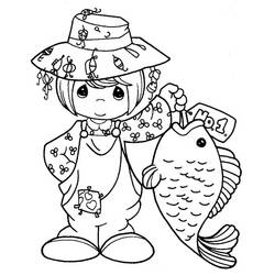 Página para colorir: Pescador (Ofícios e Profissões) #104013 - Páginas para Colorir Imprimíveis Gratuitamente