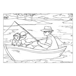 Página para colorir: Pescador (Ofícios e Profissões) #104053 - Páginas para Colorir Imprimíveis Gratuitamente