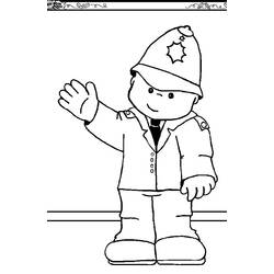 Página para colorir: Policial (Ofícios e Profissões) #105379 - Páginas para Colorir Imprimíveis Gratuitamente