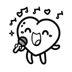 Desenho Coração (Outros) #213417 para imprimir e colorir