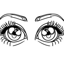 Desenhos para colorir: Eyes - Páginas para Colorir Imprimíveis Gratuitamente