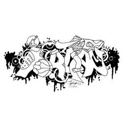 Desenho Graffiti (Outros) #192207 para imprimir e colorir