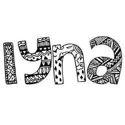 Ilustração de Primeiro Nome (Outros) #190554 para colorir gratuitamente