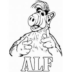 Desenhos para colorir: ALF - Páginas para Colorir Imprimíveis Gratuitamente