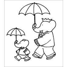 Página para colorir: Babar (Personagens de Desenhos Animados) #27852 - Páginas para Colorir Imprimíveis Gratuitamente