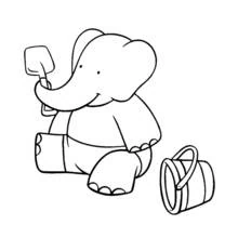 Página para colorir: Babar (Personagens de Desenhos Animados) #27880 - Páginas para Colorir Imprimíveis Gratuitamente