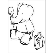 Página para colorir: Babar (Personagens de Desenhos Animados) #27973 - Páginas para Colorir Imprimíveis Gratuitamente