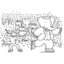 Página para colorir: Babar (Personagens de Desenhos Animados) #27994 - Páginas para Colorir Imprimíveis Gratuitamente