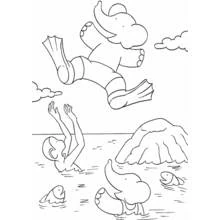 Página para colorir: Babar (Personagens de Desenhos Animados) #27995 - Páginas para Colorir Imprimíveis Gratuitamente