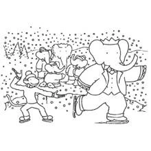 Página para colorir: Babar (Personagens de Desenhos Animados) #28115 - Páginas para Colorir Imprimíveis Gratuitamente