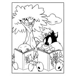 Página para colorir: Baby Looney Tunes (Personagens de Desenhos Animados) #26582 - Páginas para Colorir Imprimíveis Gratuitamente