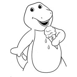 Desenhos para colorir: Barney - Páginas para Colorir Imprimíveis Gratuitamente