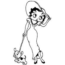 Desenho Betty Boop (Personagens de Desenhos Animados) #26029 para imprimir e colorir