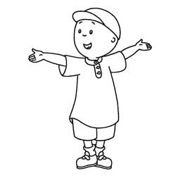 Desenho Caillou (Personagens de Desenhos Animados) #178525 para imprimir e colorir