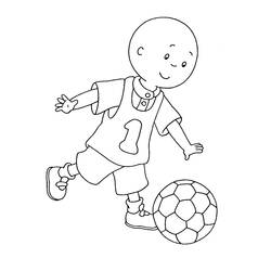 Desenhos para colorir: Caillou - Páginas para Colorir Imprimíveis Gratuitamente