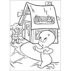 Página para colorir: Casper (Personagens de Desenhos Animados) #203189 - Páginas para Colorir Imprimíveis Gratuitamente
