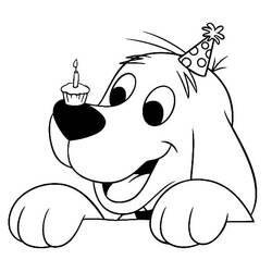 Desenhos para colorir: Clifford - Páginas para Colorir Imprimíveis Gratuitamente
