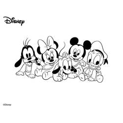 Desenhos para colorir: Disney Bebês - Páginas para Colorir Imprimíveis Gratuitamente