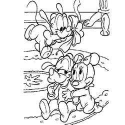 Página para colorir: Disney Bebês (Personagens de Desenhos Animados) #198196 - Páginas para Colorir Imprimíveis Gratuitamente