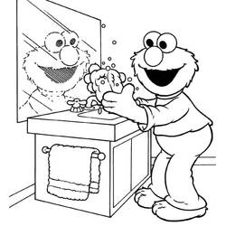 Desenho Elmo (Personagens de Desenhos Animados) #203554 para imprimir e colorir