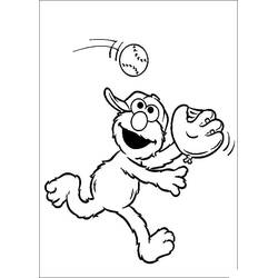 Página para colorir: Elmo (Personagens de Desenhos Animados) #203555 - Páginas para Colorir Imprimíveis Gratuitamente