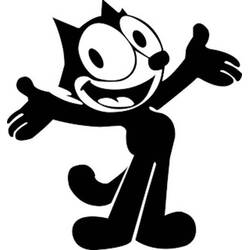 Desenhos para colorir: Félix, o Gato - Páginas para Colorir Imprimíveis Gratuitamente