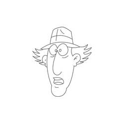Desenho Gadget Inspector (Personagens de Desenhos Animados) #203221 para imprimir e colorir
