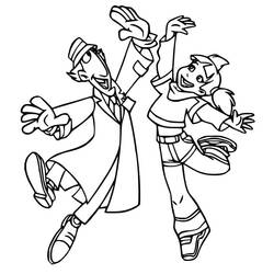 Desenho Gadget Inspector (Personagens de Desenhos Animados) #203237 para imprimir e colorir
