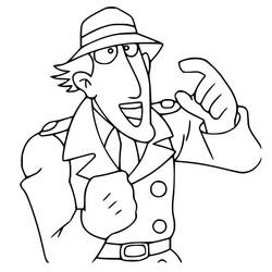 Desenho Gadget Inspector (Personagens de Desenhos Animados) #203248 para imprimir e colorir