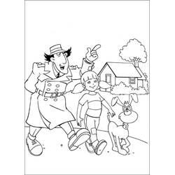 Desenho Gadget Inspector (Personagens de Desenhos Animados) #203252 para imprimir e colorir