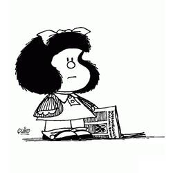 Desenhos para colorir: Mafalda - Páginas para Colorir Imprimíveis Gratuitamente