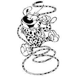 Página para colorir: Marsupilami (Personagens de Desenhos Animados) #182720 - Páginas para Colorir Imprimíveis Gratuitamente