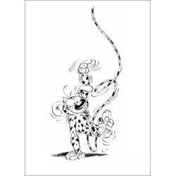 Página para colorir: Marsupilami (Personagens de Desenhos Animados) #50178 - Páginas para Colorir Imprimíveis Gratuitamente