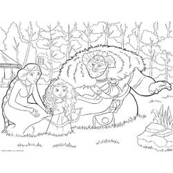 Desenhos para colorir: Merida (Valente) - Páginas para Colorir Imprimíveis Gratuitamente