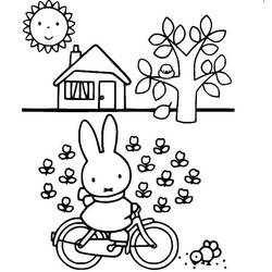 Desenhos para colorir: Miffy - Páginas para Colorir Imprimíveis Gratuitamente