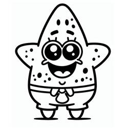 Desenhos para colorir: Patrick Star - Páginas para Colorir Imprimíveis Gratuitamente