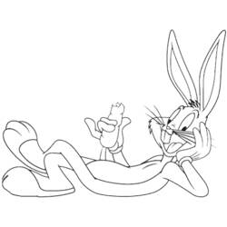 Desenhos para colorir: Pernalonga - Páginas para Colorir Imprimíveis Gratuitamente